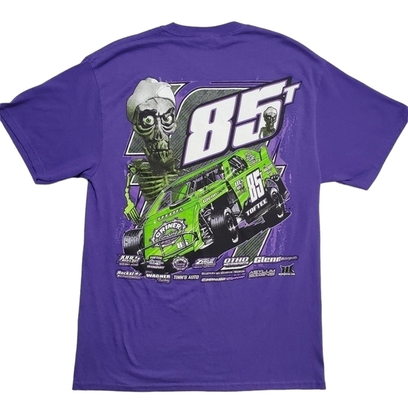 Vintage Port & Company Purple Unisex Graphic T-Shirt Size Medium - Picture 5 of 10